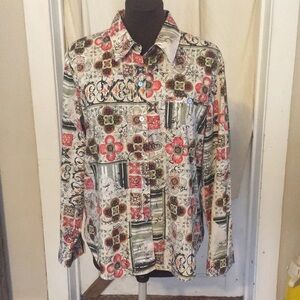 Chicos Button Down Blouse